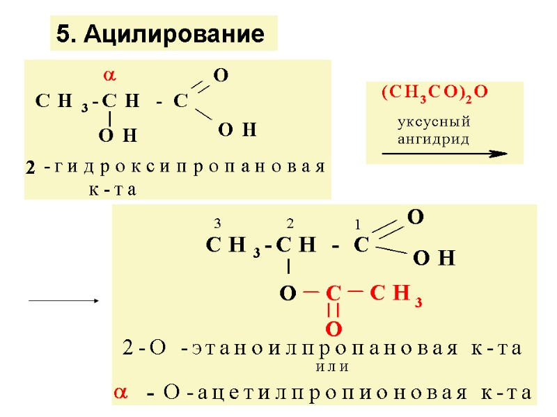 5. Ацилирование
